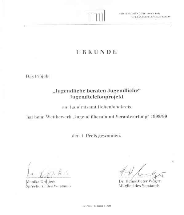 Urkunde